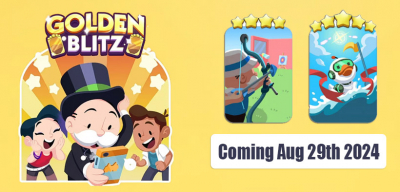 Monopoly Go Golden Blitz Aug 29th Exclusive Stickers: On The Draw and Quack-ing!
