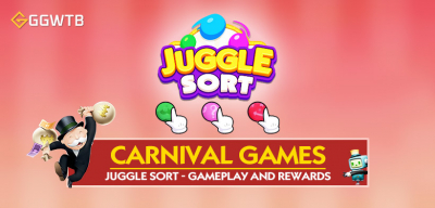 Monopoly GO Carnival Games: Juggle Sort Gameplay and Rewards