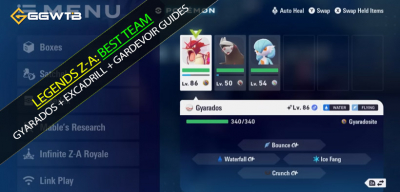 Pokemon Legends Z-A BEST Team: Gyarados + Excadrill + Gardevoir Full Guides