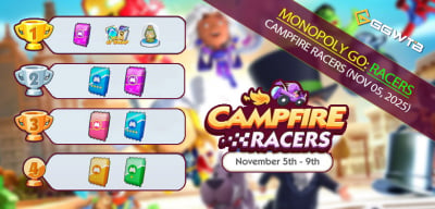 Monopoly GO Campfire Racers (Nov 05, 2025): Team Strategy, Flag Farming, Rewards, and Win-Tie Scenarios