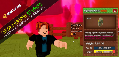 How to Hatch Huge Grow a Garden Pets with an Army of Nightmare Mummies?