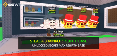 How to Unlocked the Steal a Brainrot Secret Max Rebirth Base?