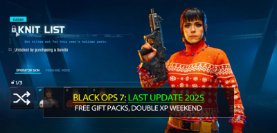 Black Ops 7 Last Update 2025: Free Gift Packs, Double XP Weekend, CODMAS Bundles