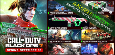 Black Ops 7 Christmas Update: Naughty & Nice Event, Free Rewards & Jingle Hells Survival