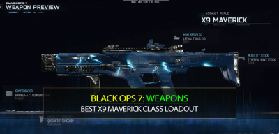 COD: BLACK OPS 7 Season 1 Best X9 Maverick Class Loadout Broken Burst Setup