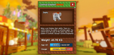 Grow A Garden Carnival Elephant Drop Rates, Passive Rules, and Most OP Combos