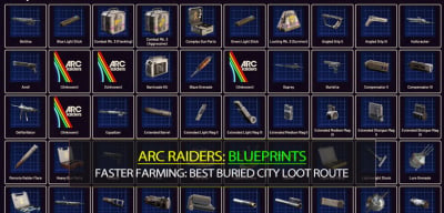 ARC Raiders Blueprints Faster Farming Guide: Best Buried City Loot Route