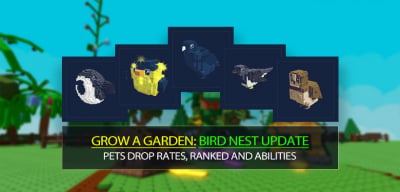 Grow a Garden Bird Nest UpdateGuide: Pets Drop Rates, Ranked and Abilities