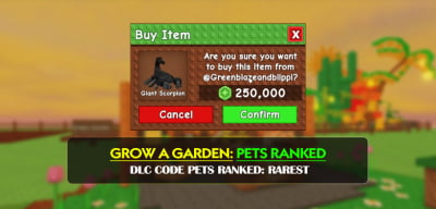 Grow a Garden DLC Code Pets Ranked: Rarest & Most Valuable Tokens