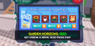 How to Get STREAK & ROYAL Seed Packs Fast in Garden Horizons?