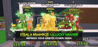 How to Get Steal a Brainrot La Lucky Grande Fast and Improve Your Griffin Fusion Odds?