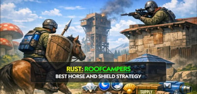 Rust Beat Roofcampers: Best Horse and Shield Strategy for Early to Mid Game