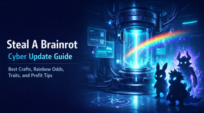 Steal A Brainrot Cyber Update Guide: Best Craft Recipes, Rainbow Chances, Traits, and Profit Tips