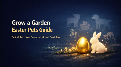 Grow a Garden Best XP Pets, Easter Bunny Unlock Method