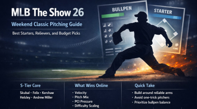 MLB The Show 26 Weekend Classic Pitching Tier List: Best Starters, Relievers, and Budget Picks