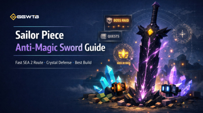 Sailor Piece Anti-Magic Sword Guide: Fast Sea 2 Route, Crystal Defense Farm, Best Build