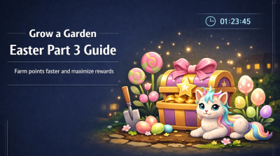 Best Way to Farm Grow a Garden Points Fast and Max Out Rewards in Easter Part 3