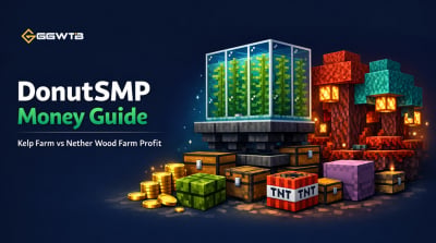 Donut SMP Money Making Guide: Kelp Farm vs Wood Farm Profit