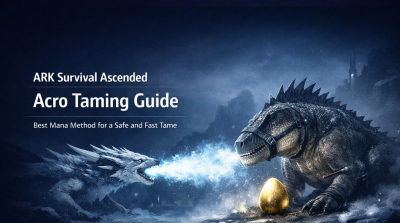 ARK Survival Ascended Acro Taming Guide: Best Mana Method for a Safe and Fast Tame