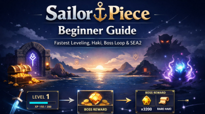 Sailor Piece Fastest Leveling Route, Haki, SEA 2 Unlock & Early Endgame Tips