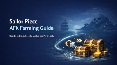 Sailor Piece AFK Farming Guide: Best Luck Build for Rerolls, Crates, and Easy Drops