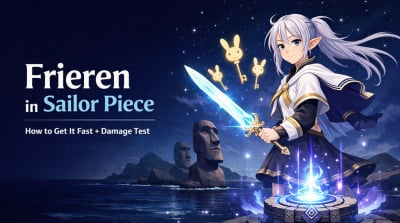 Sailor Piece Frieren Specs Guides: Sea 2 Best Farming Route + Showcase