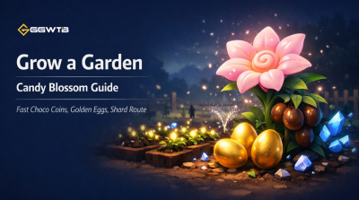 Grow a Garden Candy Blossom Guide: Fastest Choco Coin Farm, Golden Eggs, and Shard Route