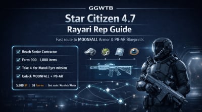 Star Citizen 4.7 Rayari Rep Guide: Fastest Way to Unlock MOONFALL Armor & P8-AR Blueprints