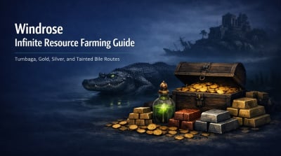 Windrose Infinite Tumbaga Ingots, Gold, Silver, and Tainted Bile Farming Guide