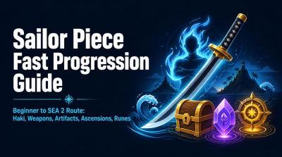 Sailor Piece Fast SEA 2 Route, Best Weapons, Haki, Artifacts, Ascensions, and Endgame Farming