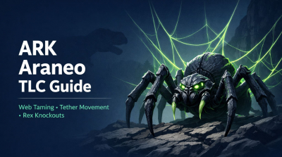 ARK Araneo TLC Guide: Best Taming Spider, Web Controls, Saddle Cost, and Rex Knockout Strategy
