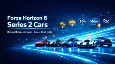 Forza Horizon 6 Series 2 Cars: All New Horizon Decades Rewards, Dates, and Point Costs