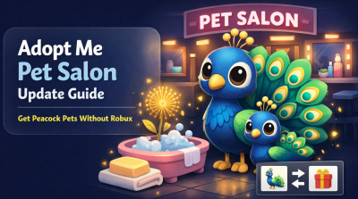 Adopt Me Pet Salon Update Guide: How to Get the New Peacock Pets Free