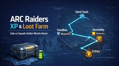 ARC Raiders Best XP & Loot Farm: Solo vs Squads Stellar Montis Route