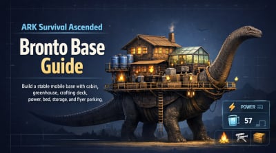 ARK Survival Ascended Bronto Base Guide: Best All-in-One Mobile Platform Build