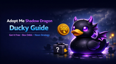Adopt Me Shadow Dragon Ducky Guide: How to Get It Free, Box Odds, Neon Value