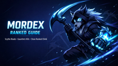 Brawlhalla Mordex Ranked: Best Stance, Scythe Reads, Gauntlets Kills, and Anti-Tilt Gameplan