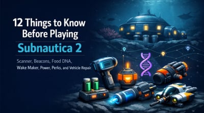 Subnautica 2 Beginner Survival Guide: Scanner, Beacons, Food DNA, Wake Maker fragments