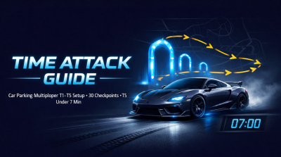 Car Parking Multiplayer Time Attack Guide: Best T1–T5 Cars, Checkpoints, Tuning, and Rewards
