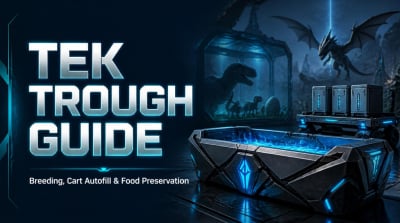 ARK Survival Ascended Tek Trough Guide: Best Feeding Tricks, Cart Autofill, and Breeding Setups