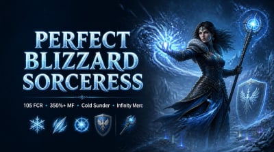 Diablo 2 Resurrected Perfect Blizzard Sorceress Build Guide - Endgame MF Setup