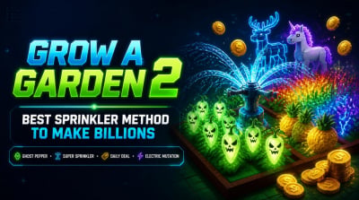 Grow a Garden 2 Sheckles Guide: Best Sprinkler Method to Make Billions Money Fast