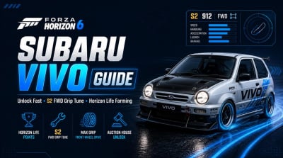 Forza Horizon 6 Subaru VIVO Guide: Fast Unlock, Best S2 FWD Grip Setup, and Horizon Life Point Farming