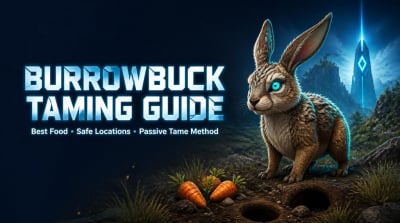 ARK Survival Ascended Burrowbuck Taming Guide: Best Food, Locations, and Safe Passive Tame Method