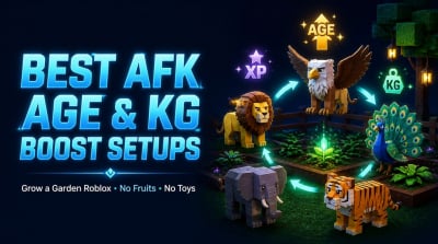 Grow a Garden Best AFK Age and KG Boost Setups and Passive Leveling Combos