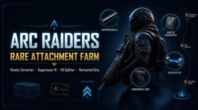 ARC Raiders Rare Attachments Farm: Best Spots for Kinetic Converter, Silencer III & Horizontal Grip