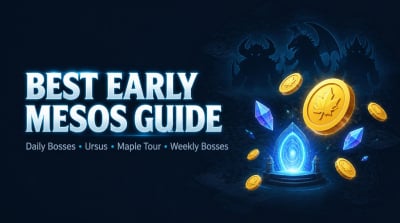MapleStory Classic Mesos Best Ways Farming Guide: Best Daily Bosses, Ursus, Maple Tour