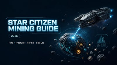 Star Citizen Mining Guide 2026: Find, Fracture, Refine, and Sell Ore Fast