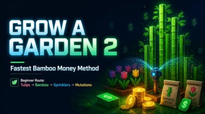Grow a Garden 2 Sheckles Making Guide: Fastest Bamboo Farming Method to Make Millions Money