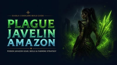 Diablo 2 Plague Javelin Amazon Build: Poison Javazon Gear, Skills, and Players Farming
